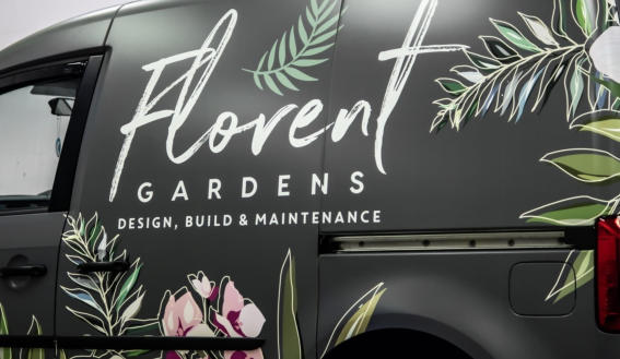 Florent Gardens Landscaping and Garden Design Glasgow Van Main Image